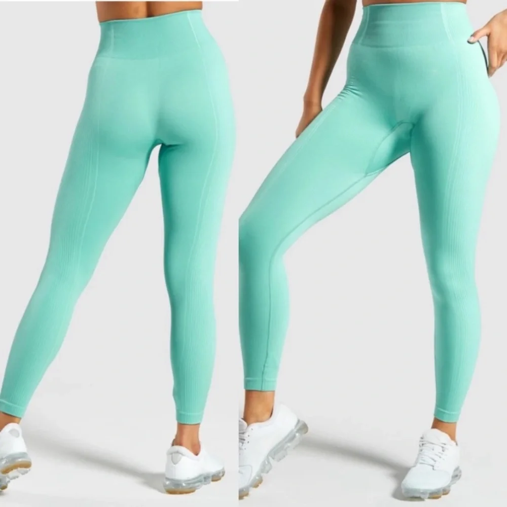 Gymshark Ultra Seamless Leggings Spearmint Size Small